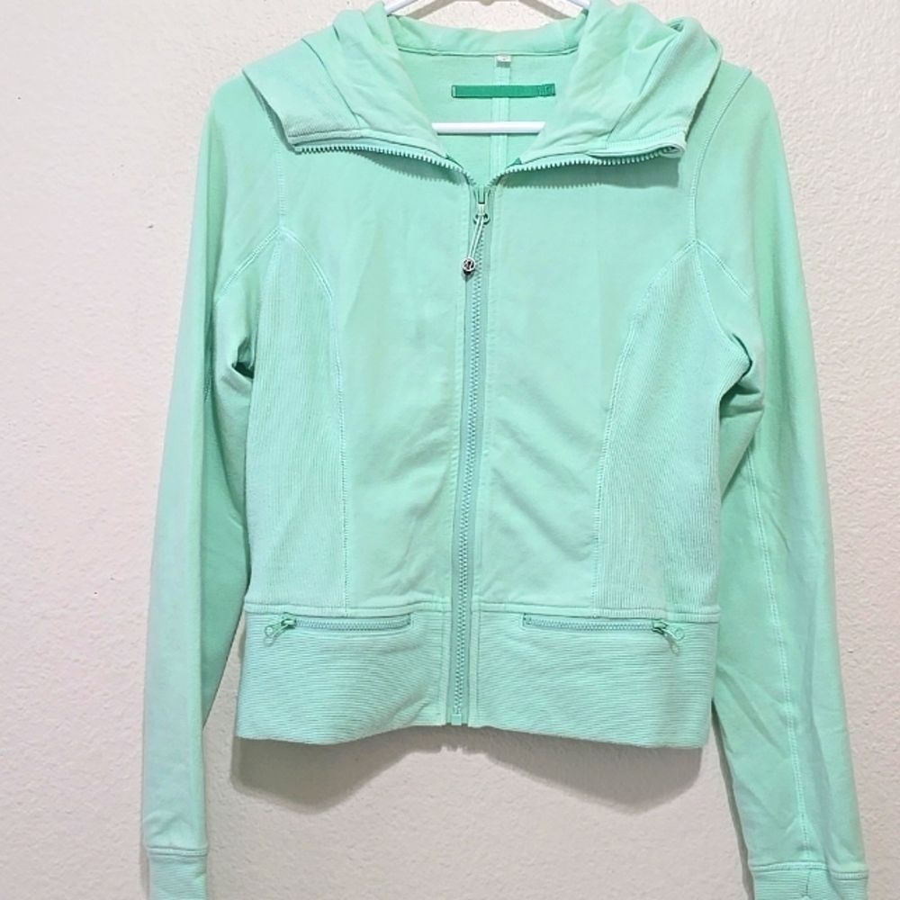 Lululemon Scuba Mint‎ Green Jacket